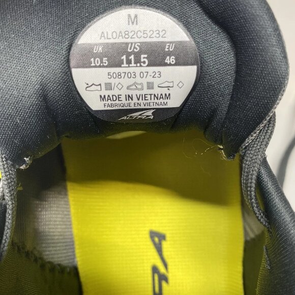 NEW ALTRA Paradigm 7 Gray Mesh GuideRail Lace-Up Running Sneakers – Size 11.5 - Picture 2 of 7